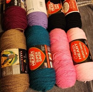 Red Heart Super Saver Yarn Bundle